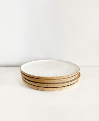 Handcrafted Ceramic Cream White Plate