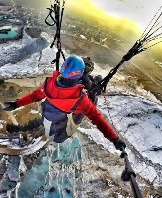 代尼兹利-棉花堡滑翔伞-Turkey